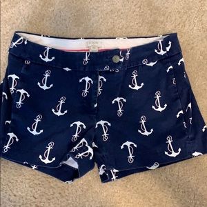 Jcrew anchor patterned shorts